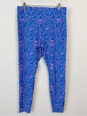 Nike Yoga Dri-Fit Luxe Yoga High Rise 7/8 Leggings Women Printed XL Robbie Simon